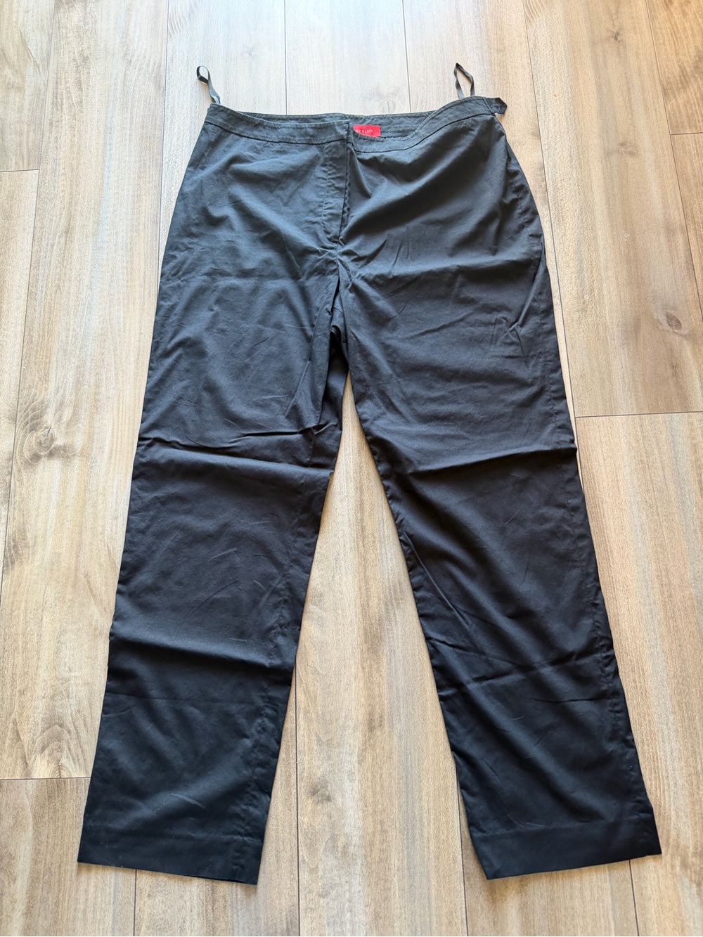 Anne Klein Black Wide-Leg Trousers